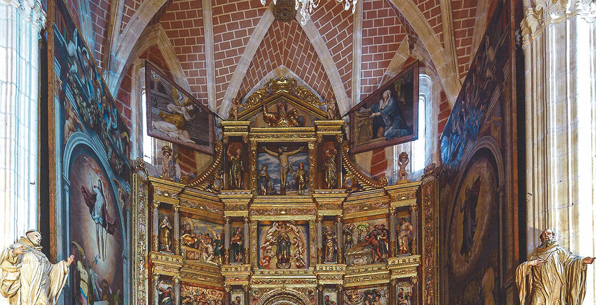 Retablo mayor de la iglesia de Ibdes